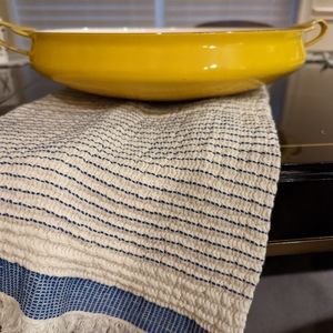 Dansk vintage yellow paella pan